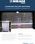 Clearline Roller Shutter