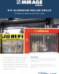 Mirage S70 Aluminium Heavy Duty Roller Grille